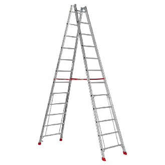 Premium 305 Sprossenstehleiter 2x12 Sprossen-Beschreibung lesen