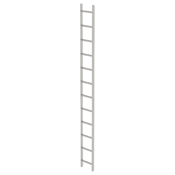 Schachtleiter aus Edelstahl 300mm breit 12 Sprossen 3,36m lang Schachtleiter aus Edelstahl 300mm breit 12 Sprossen 3,36m lang-Beschreibung lesen