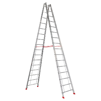 Premium 305 Sprossenstehleiter 2x16 Sprossen-Beschreibung lesen