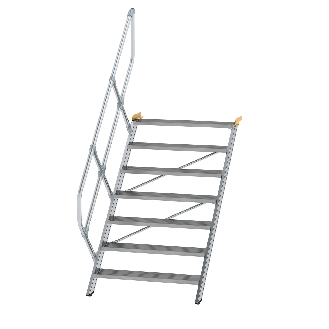 Treppe 45° inkl. Handlauf, 1000mm Stufenbreite, 7 Stufen-Beschreibung lesen
