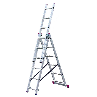 Krause Corda Mehrzweckleiter mit Treppenfunktion 3x6 Sprossen-Beschreibung lesen