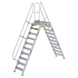 Überstieg 60° inkl. einen Handlauf, Stufenbreite 600mm, 2x10 Stufen-Beschreibung lesen