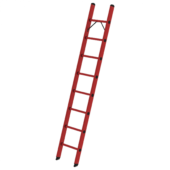 Vollkunststoff-Anlegeleiter 8 Sprossen Vollkunststoff-Anlegeleiter 8 Sprossen-Beschreibung lesen