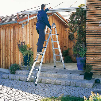 Teleskopleiter Variotec V 4x6 Sprossen-Beschreibung lesen