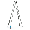 Teleskopleiter Variotec V 4x6 Sprossen