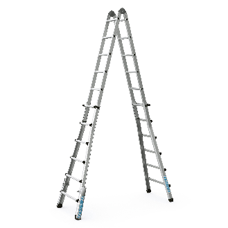 Teleskopleiter Variotec V 4x6 Sprossen-Beschreibung lesen