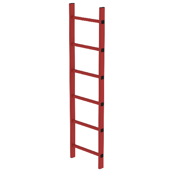 Échelle de puits MUNK en PRV 400 mm de large 6 échelons 1,68 m de long-Leggi tutto
