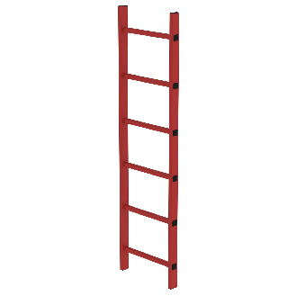 MUNK Schachtleiter aus GFK 400mm breit 6 Sprossen 1,68m lang-Beschreibung lesen