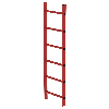 MUNK Schachtleiter aus GFK 400mm breit 6 Sprossen 1,68m lang