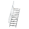 Treppe 45° inkl. Handlauf, 800mm Stufenbreite, 10 Stufen Treppe 45° inkl. Handlauf, 800mm Stufenbreite, 10 Stufen