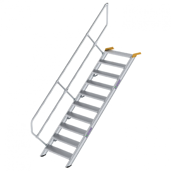 Treppe 45° inkl. Handlauf, 800mm Stufenbreite, 10 Stufen Treppe 45° inkl. Handlauf, 800mm Stufenbreite, 10 Stufen-Beschreibung lesen