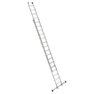 Premium 302 Schiebeleiter 2x16 Sprossen verstärkte Ausführung-Beschreibung lesen