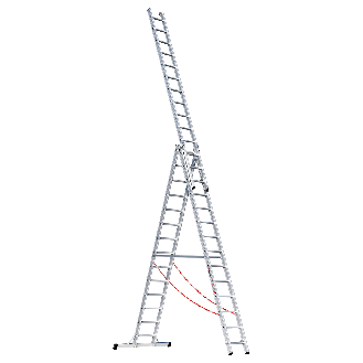 Premium 307 Mehrzweckleiter 3x14 Sprossen-Beschreibung lesen