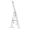 Premium 307 Mehrzweckleiter 3x14 Sprossen Premium 307 Mehrzweckleiter 3x14 Sprossen