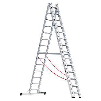 Premium 307 Mehrzweckleiter 3x14 Sprossen-Beschreibung lesen