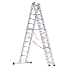 Premium 307 Mehrzweckleiter 3x13 Sprossen