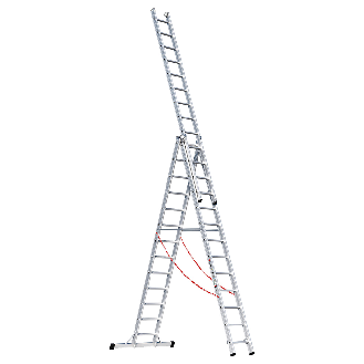 Premium 307 Mehrzweckleiter 3x13 Sprossen-Beschreibung lesen