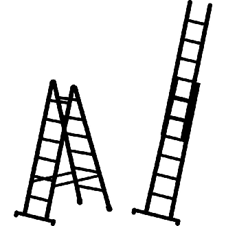 Kombileiter 2x14 Sprossen-Beschreibung lesen