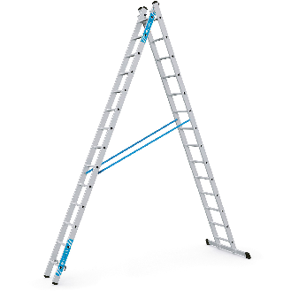 Kombileiter Combimaster Plus X 2x14 Sprossen-Beschreibung lesen