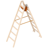 Layher 1038 Holzstehleiter 2x7 Sprossen Layher 1038 Holzstehleiter 2x7 Sprossen