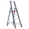 Altrex Falco einseitig begehbare Stufenleiter FEO 4 Stufen