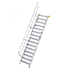 Treppe 60° inkl. Handlauf, 1000mm Stufenbreite, 15 Stufen