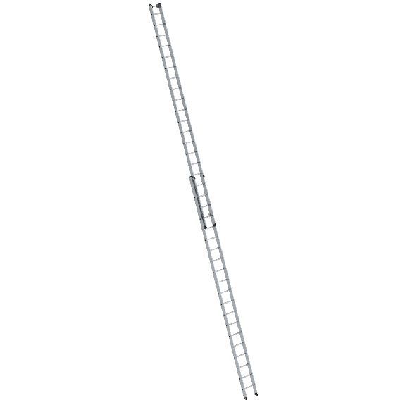Aluminium-Schiebeleiter 2-teilig ohne Traverse 2x20 Sprossen-Beschreibung lesen