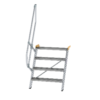 Treppe 60° inkl. Handlauf, 800mm Stufenbreite, 4 Stufen-Beschreibung lesen