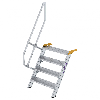 Treppe 60° inkl. Handlauf, 800mm Stufenbreite, 4 Stufen
