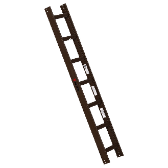 Euroline Premium Kaminkehrerleiter 7 Sprossen RAL8014 Braun-Beschreibung lesen