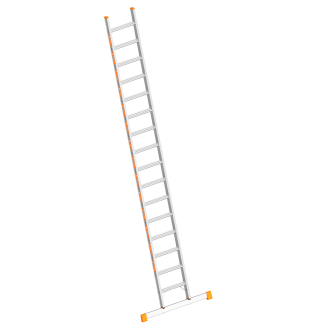 Stufenanlegeleiter Topic 1042 mit Quertraverse 18 Stufen-Beschreibung lesen