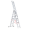 Premium 307 Mehrzweckleiter 3x9 Sprossen
