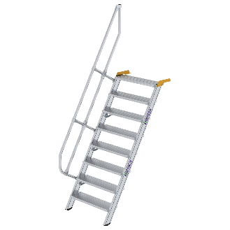 Treppe 60° inkl. Handlauf, 800mm Stufenbreite, 8 Stufen-Beschreibung lesen