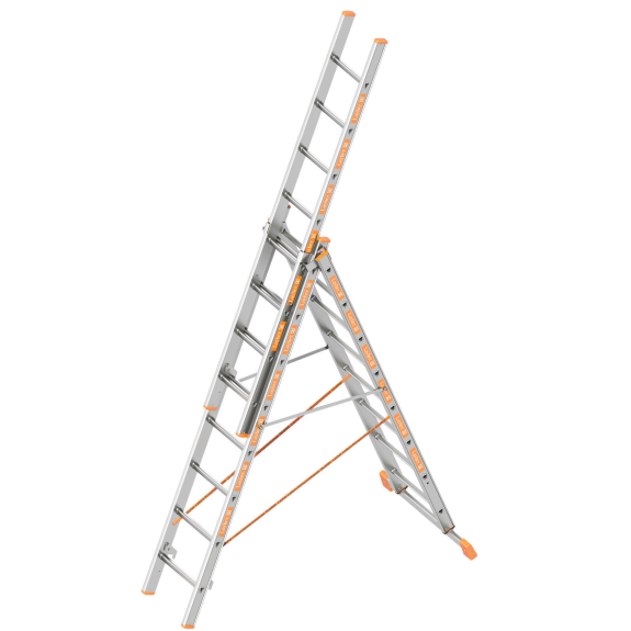 Allzweckleiter 3x8 Sprossen-Beschreibung lesen