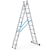 Zarges Kombileiter Combimaster DX 2x10 Sprossen