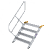 Treppe 45° inkl. Handlauf, 1000mm Stufenbreite, 4 Stufen