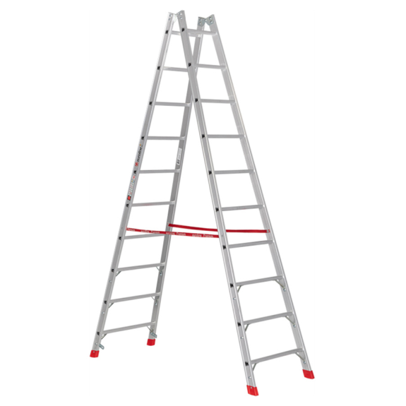 Escabeau Euroline Premium 305 2x10 échelons-Leggi tutto