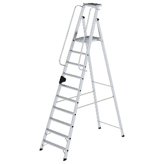 Aluminium-Stehleiter 10 Stufen-Beschreibung lesen