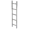 MUNK Schachtleiter Stahl verzinkt 300mm breit 5 Sprossen 1,40m lang MUNK Schachtleiter Stahl verzinkt 300mm breit 5 Sprossen 1,40m lang