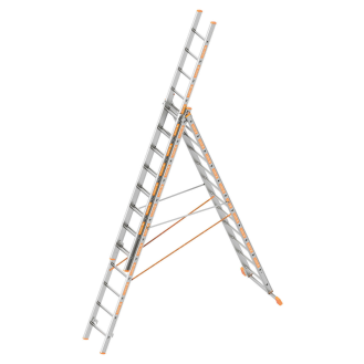 Allzweckleiter 3x12 Sprossen-Beschreibung lesen