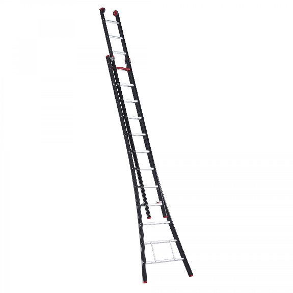 Nevada Schiebeleiter 2x12 Sprossen Nevada Schiebeleiter 2x12 Sprossen-Beschreibung lesen