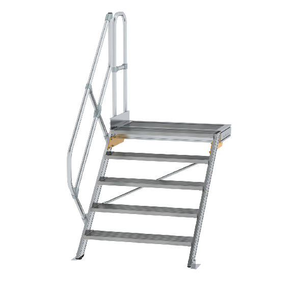 Treppe mit Plattform, Neigung 45°-Beschreibung lesen