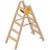 Layher 1020 Holzstehleiter mit 2x5 Stufen Layher 1020 Holzstehleiter mit 2x5 Stufen