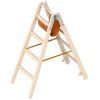 Layher 1038 Holzstehleiter 2x4 Sprossen