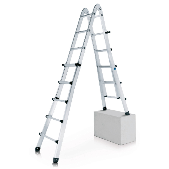 Teleskopleiter Variotec V 4x5 Sprossen Teleskopleiter Variotec V 4x5 Sprossen-Beschreibung lesen