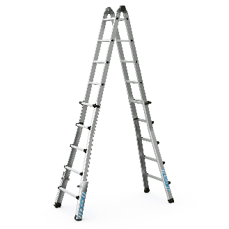 Teleskopleiter Variotec V 4x5 Sprossen-Beschreibung lesen