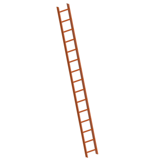 Layher 1051 Dachleiter kupferbraun 15 Sprossen-Beschreibung lesen