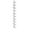 Einholmleiter Edelstahl V4A Länge 2,80m