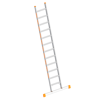 Layher Topic 1042 Stufenanlegeleiter mit Quertraverse 13 Stufen-Beschreibung lesen