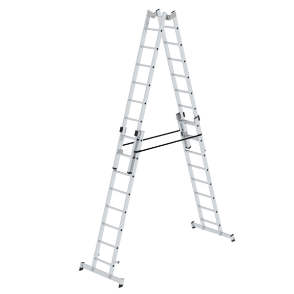 Stehleiter mit nivello-Traverse 4x8 Sprossen Stehleiter mit nivello-Traverse 4x8 Sprossen-Beschreibung lesen